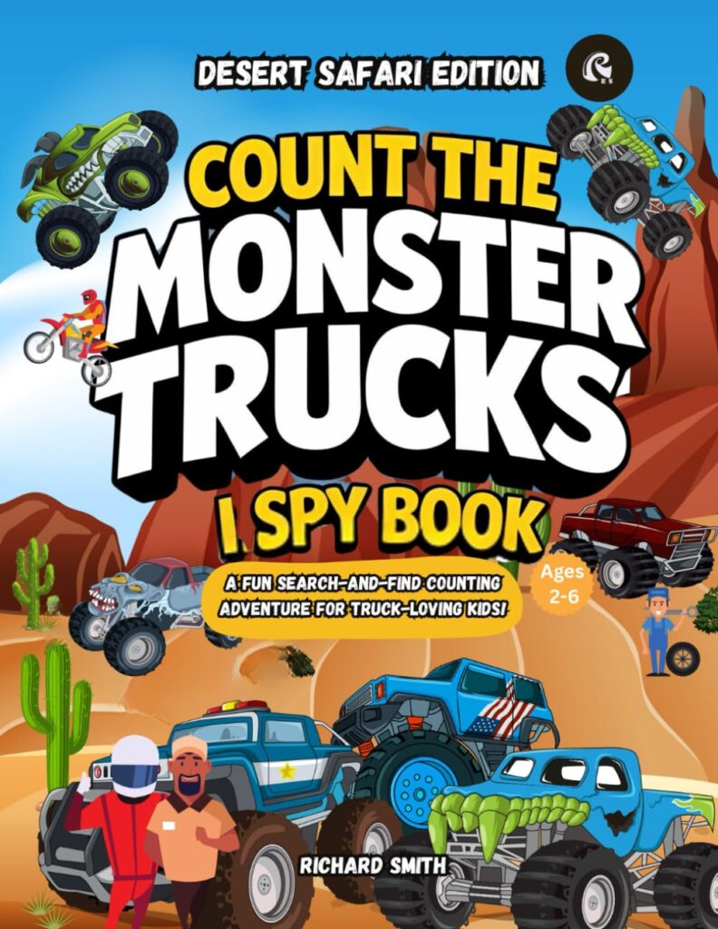Count the monster truck book