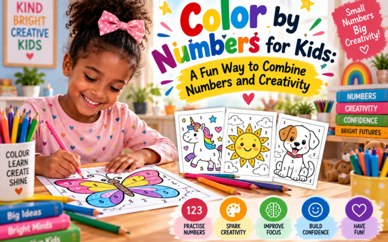 Color by Numbers for Kids: A Fun Way to Combine Numbers and Creativity