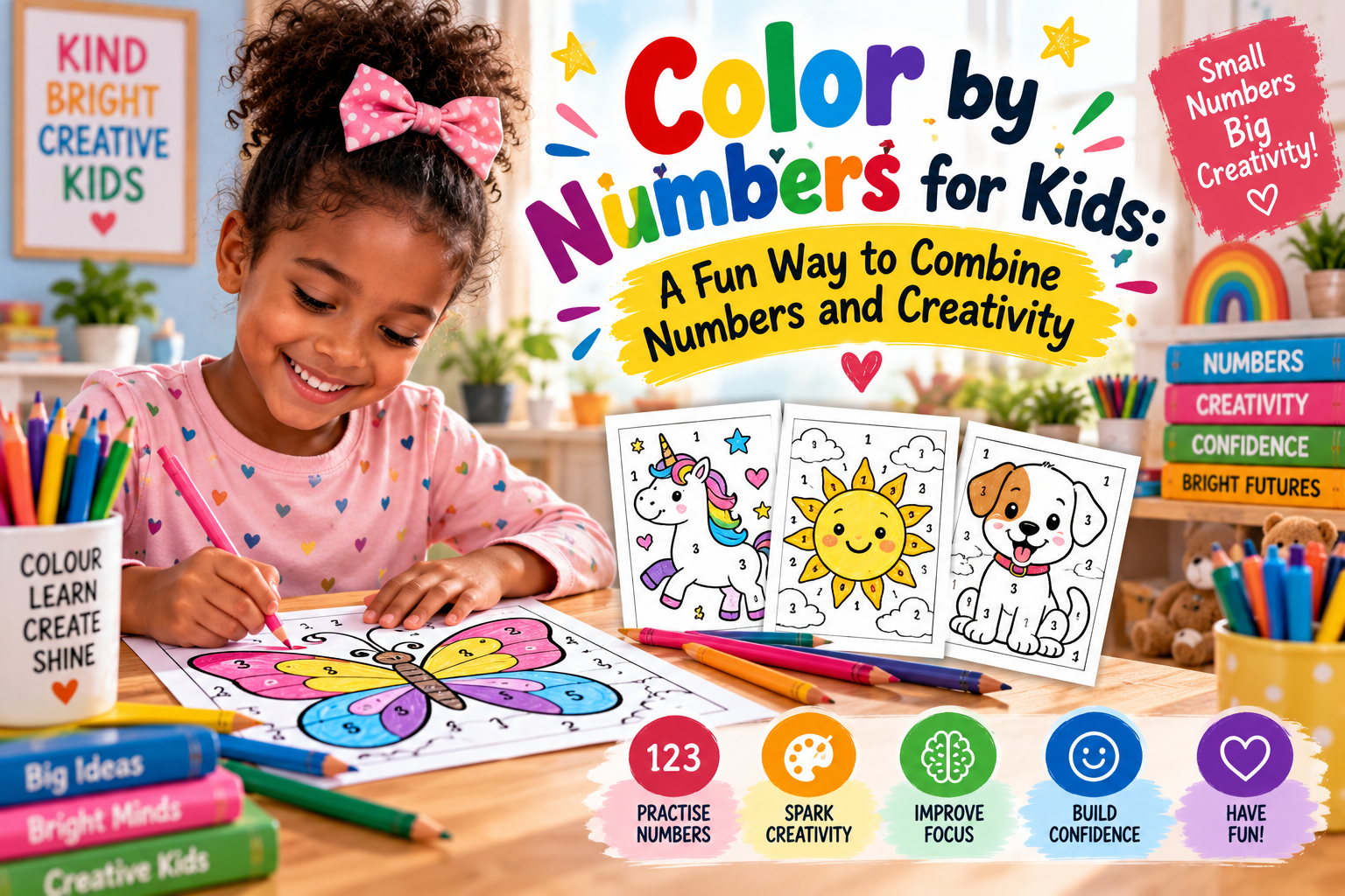 Color by Numbers for Kids: A Fun Way to Combine Numbers and Creativity