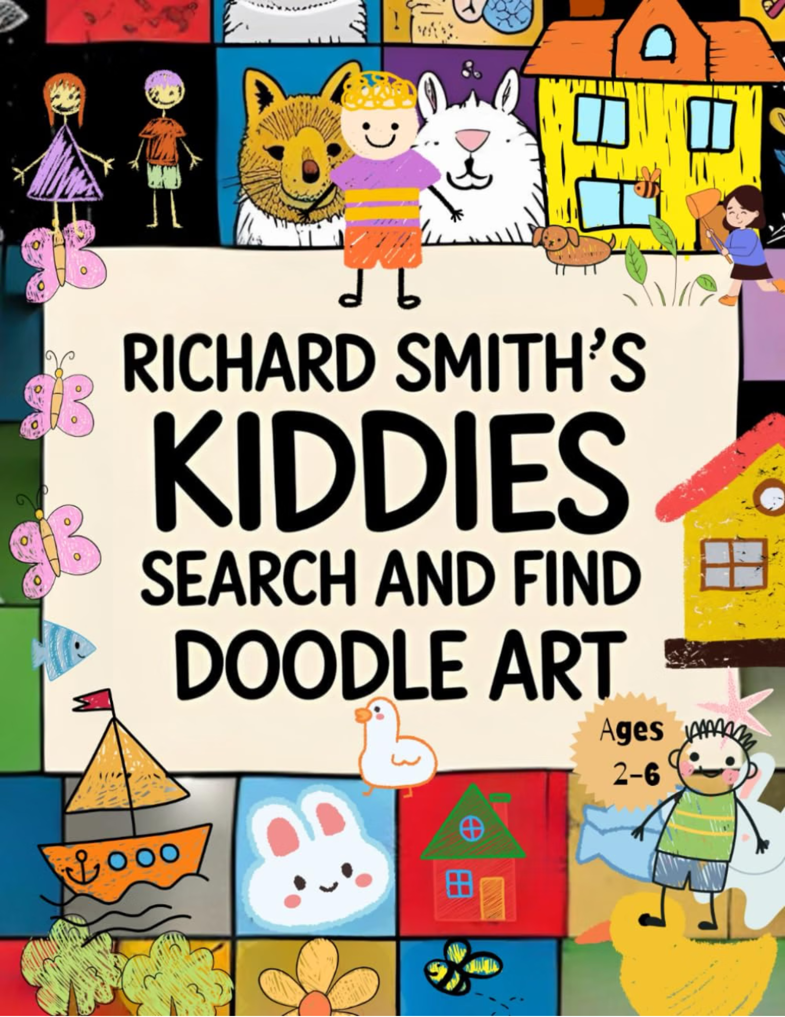 Kiddies Search and Find Doodle Art