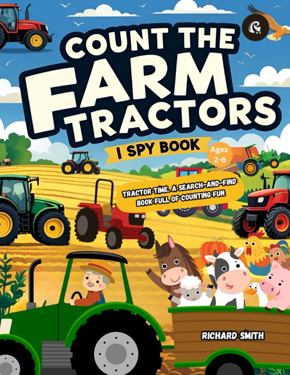 Count the Farm Tractors I Spy Book