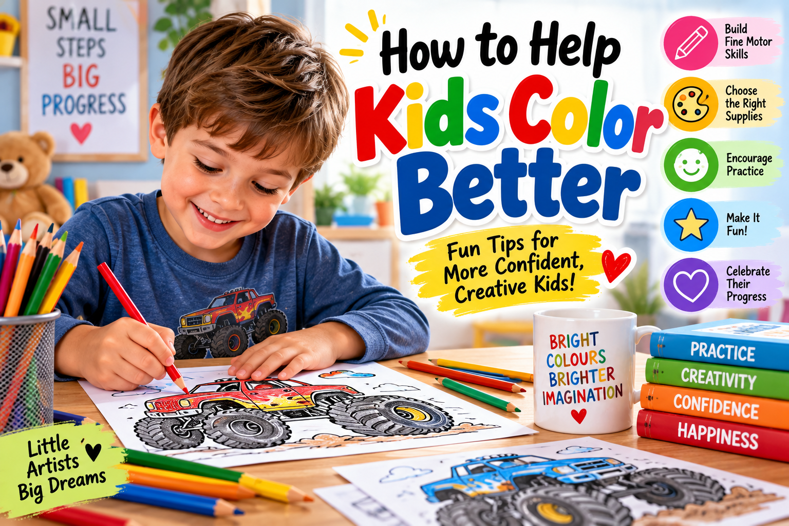How to Help Kids Color Better: 10 Simple Coloring Tips for Parents